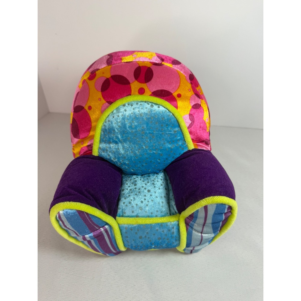 Vintage 2001 Manhattan Toy Groovy Girls Plush Doll Chair Retro Y2K Pink Purple